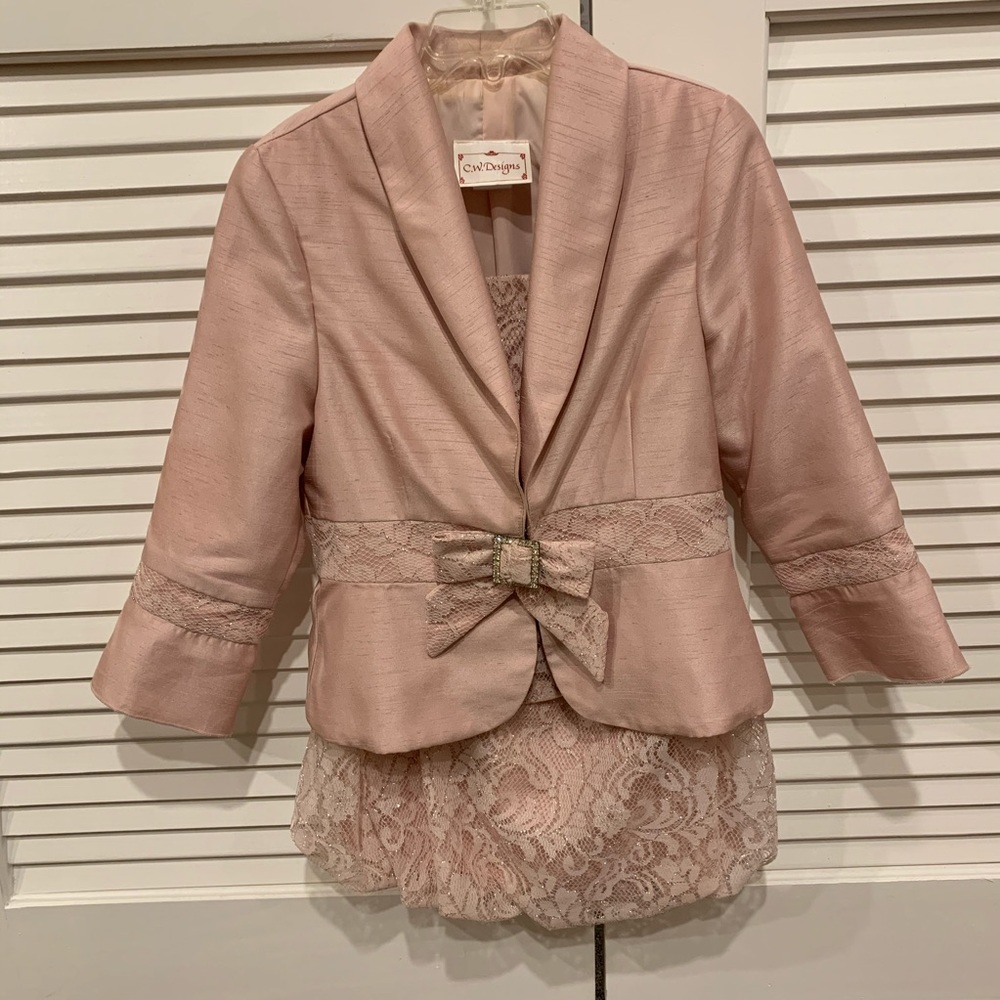 3 Piece Girls Skirt Suit | CW Designs